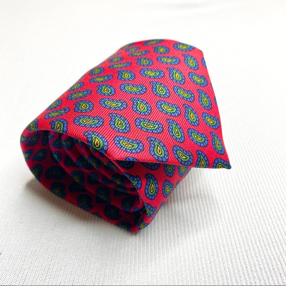 Polo Ralph Lauren Other - Polo Ralph Lauren  Red Blue Paisley Tie